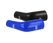 Silikonslang - 45° Reduceringsböj - Svart / Blå QSP Products